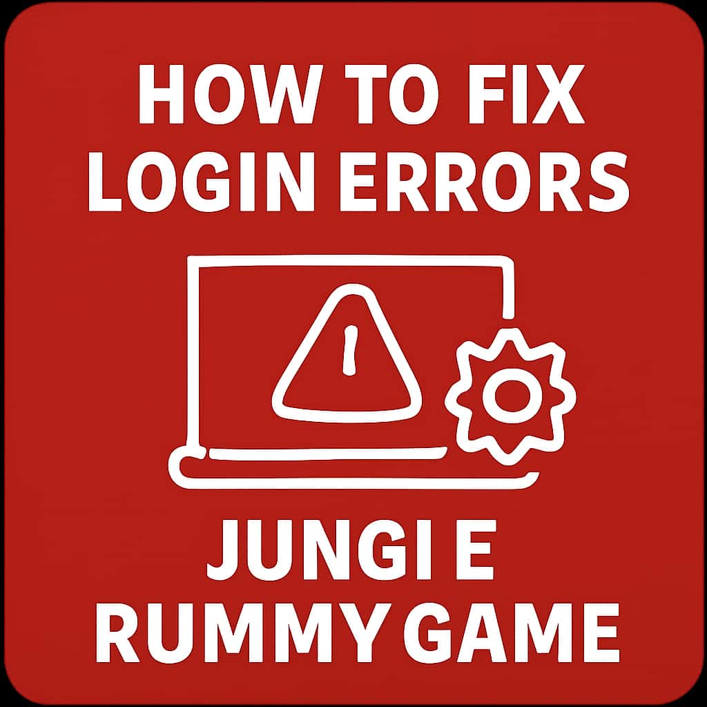Icon representing support for resolving Jungle Rummy Game login issues.