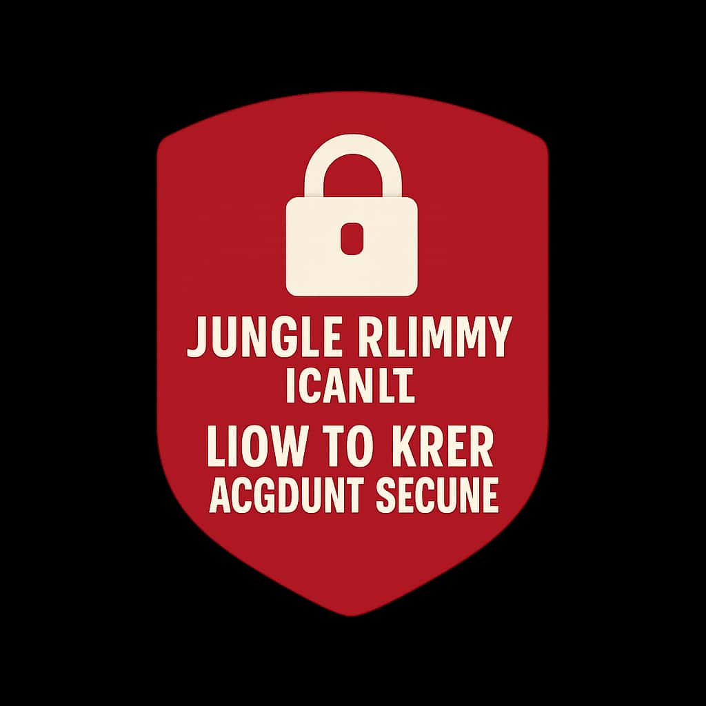 Badge highlighting Jungle Rummy Game account security.