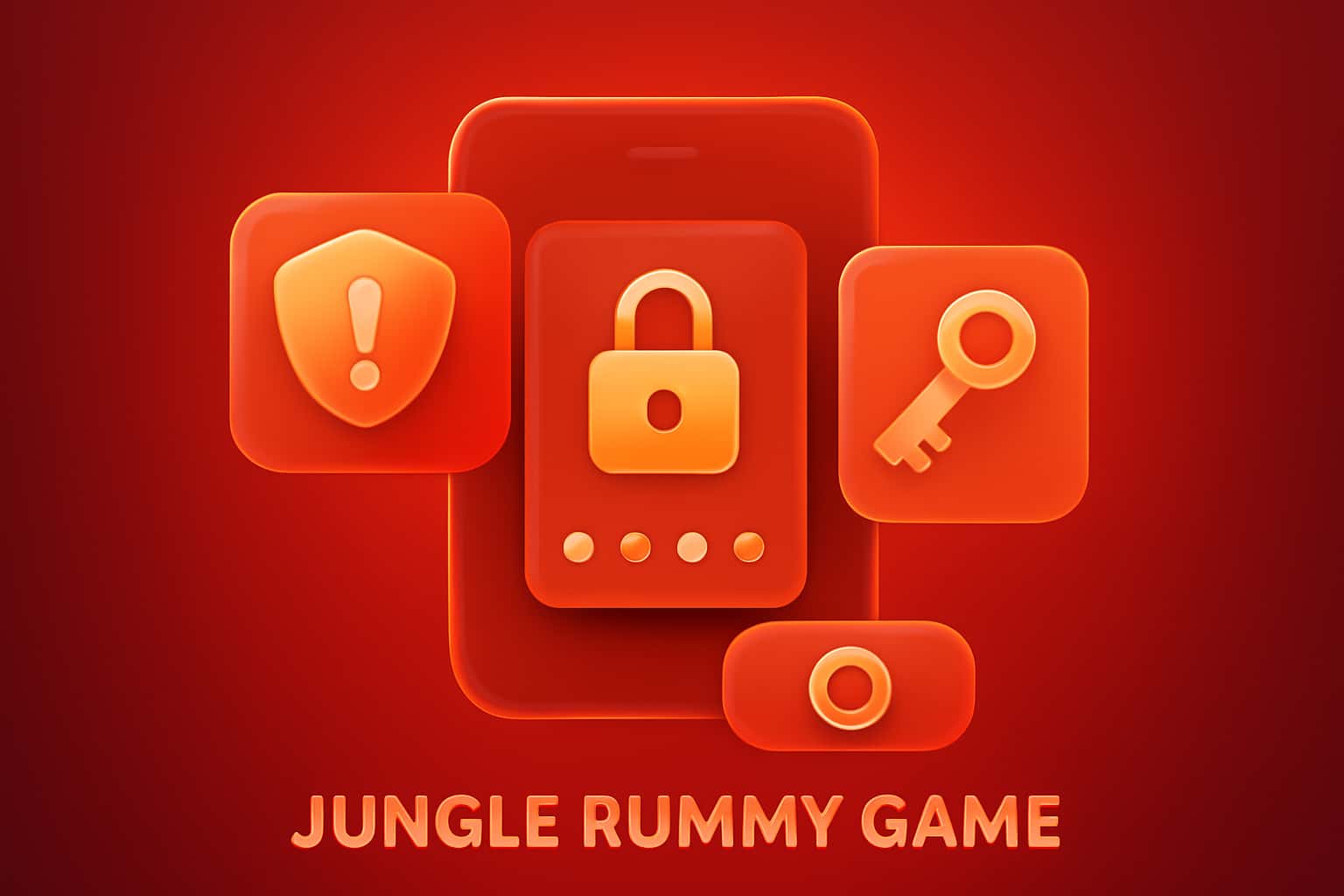 An informative visual representation of recovering the Jungle Rummy Game password, emphasizing the importance of secure account access.