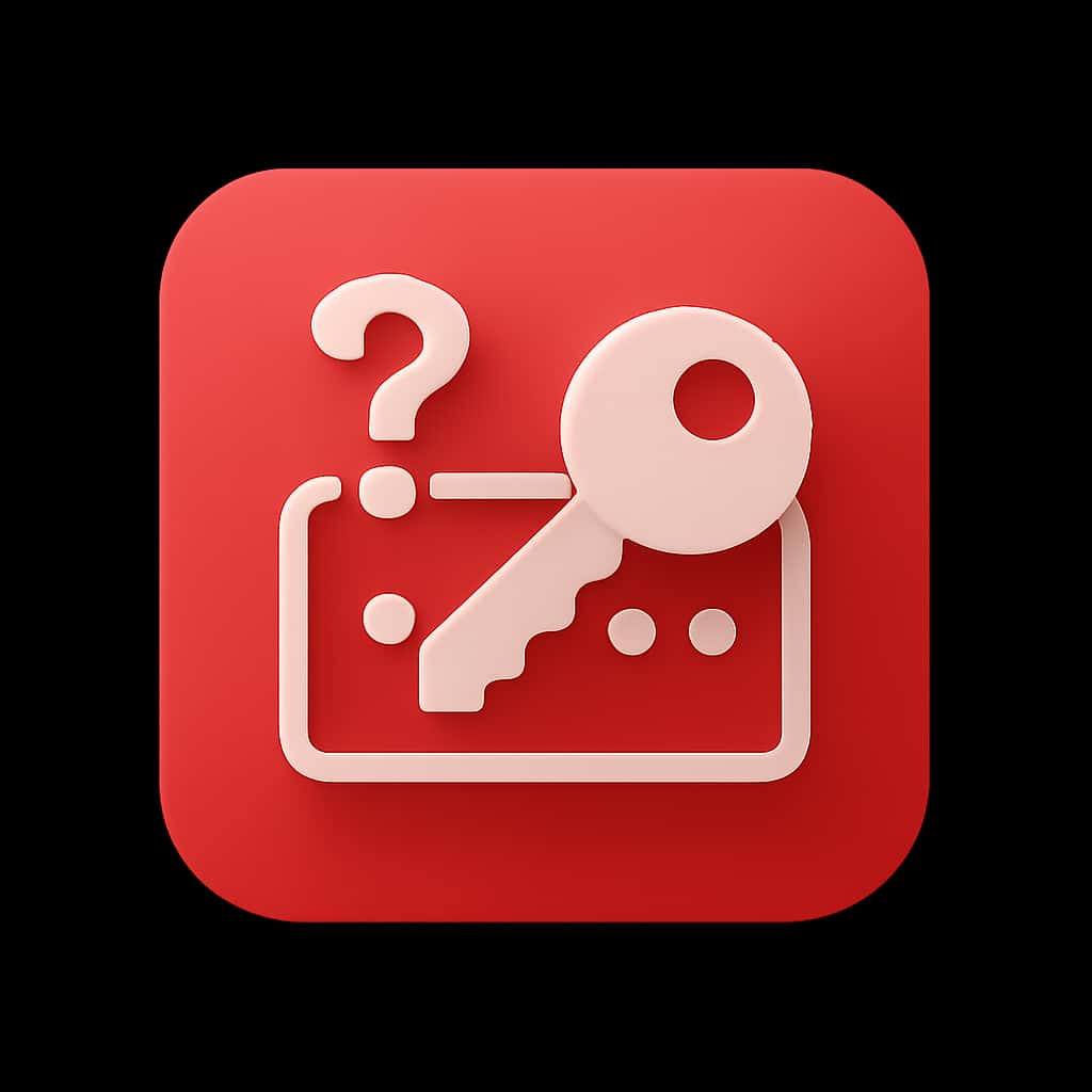 A simple icon for Jungle Rummy Game password recovery.