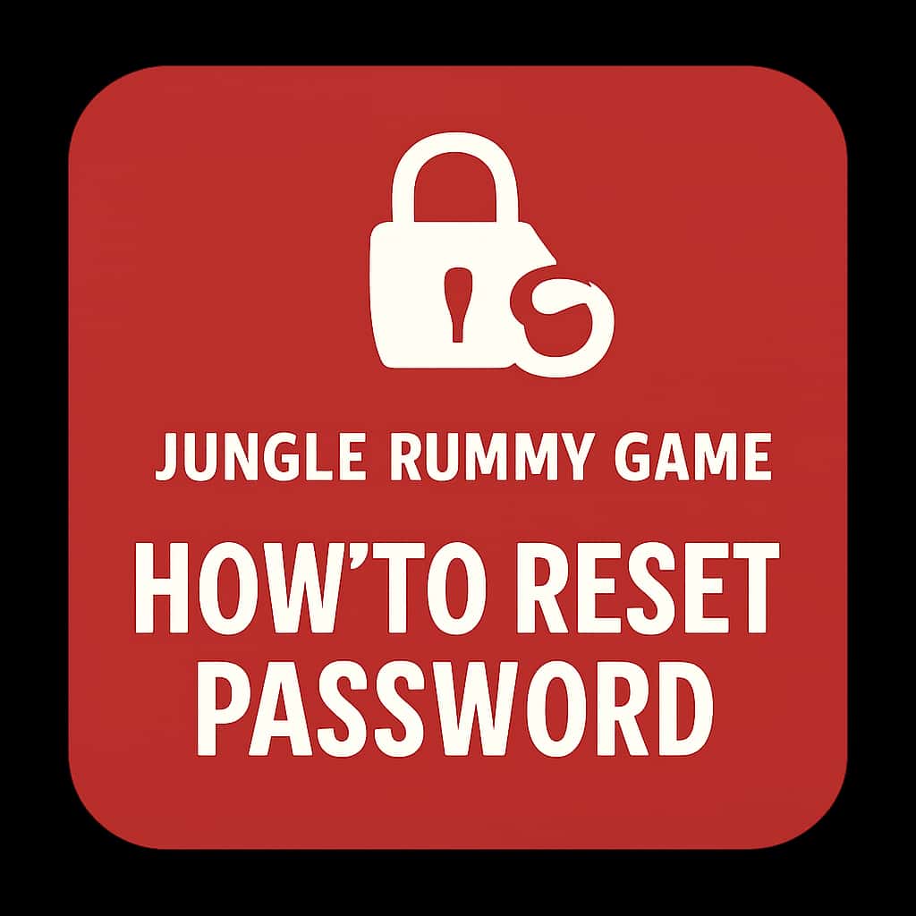 Icon representing password reset for Jungle Rummy Game.