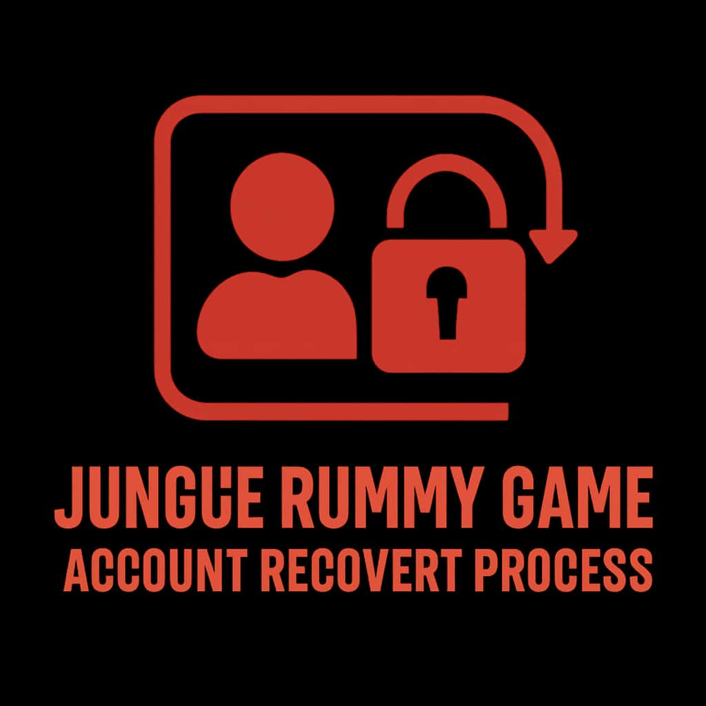 A badge representing the Jungle Rummy Game Account Recovery Process.