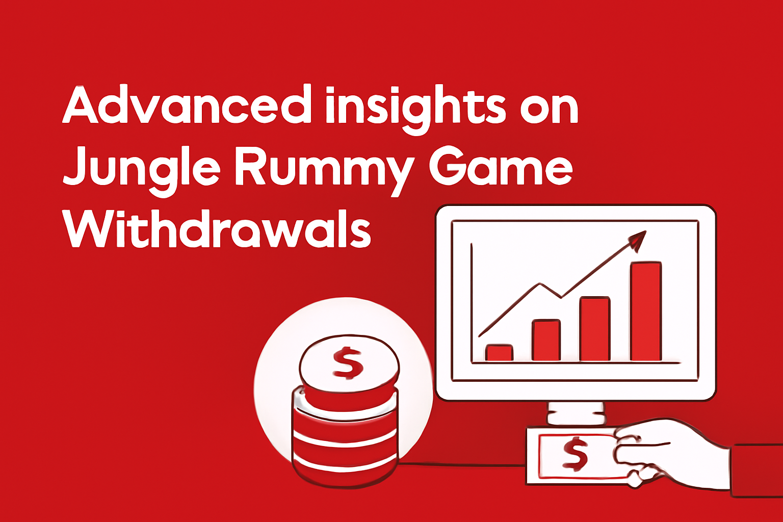 Informational graphic illustrating how to fix login errors in Jungle Rummy Game.