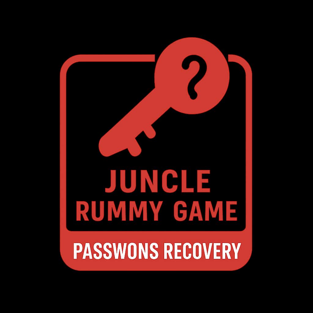 An icon symbolizing the Jungle Rummy Game Password Recovery process.