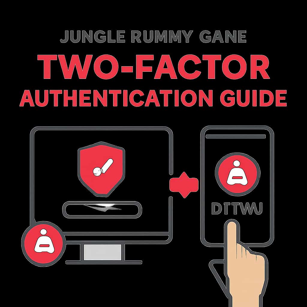 Diagram explaining the Jungle Rummy Game Two-Factor Authentication process.