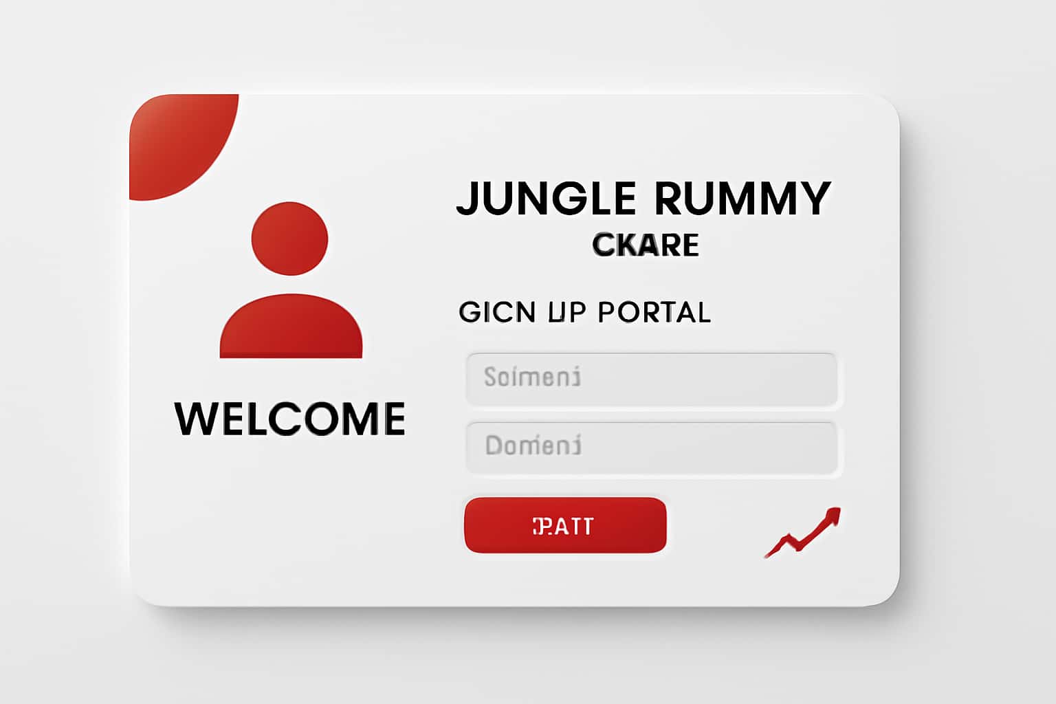 Jungle Rummy Game Sign Up Portal Interface